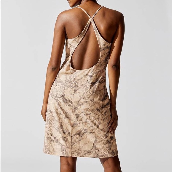 New! Carbon38 Python Criss Cross Dress - Picture 4 of 5